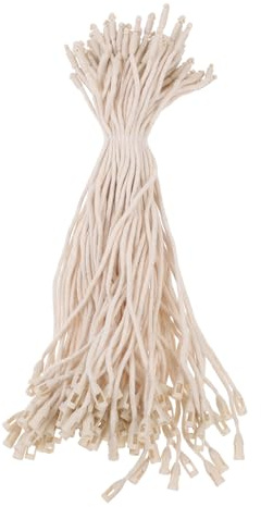 Beaupretty 1000 Cordons en Coton Beige pour Étiquettes de Vêtements, Ficelle Résistante Grosse Taille, Attaches pour Étiquettes de Prix et Cartes, Corde Suspendre Solide pour Usage