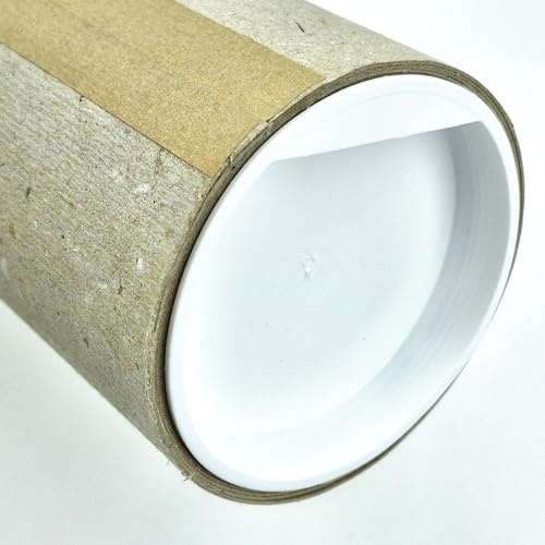 F.Lupinski Versandrollen 20-118cm, INDUSTRIEQUALITÄT - deutsches Produkt, extra STABILE Rundverpackung mit Deckel für Zeichnungen und grafische Unterlagen (100 cm, 1 x 100x7,6cm DIN A0+)
