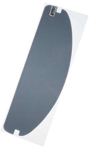 Pellicola Antiappannante Casco da Moto Nero, Plastico, Facile da Installare | Visiera Antiappannamento Casco, Accessori per Caschi da Moto, Protezione Sole e Pioggia Durante la Corsa
