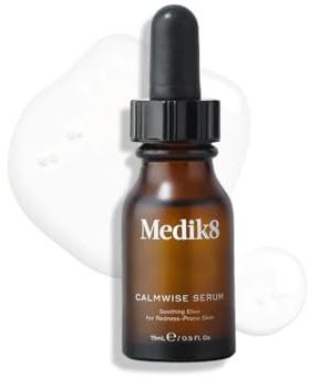 Medik8 Calmwise Serum, Soothing Elixir for Redness-Prone Skin - 15ml | Visibly Calm Redness & Relieve Sensitive Skin with Calmwise Serum, Formulated with Teprenone, Skin Barrier Support