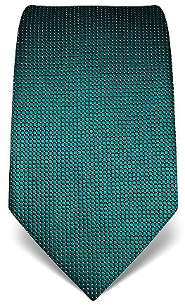 Vincenzo Boretti Herren Krawatte reine Seide gepunktet edel Männer-Design zum Hemd mit Anzug für Business Hochzeit 8 cm schmal/breit smaragd