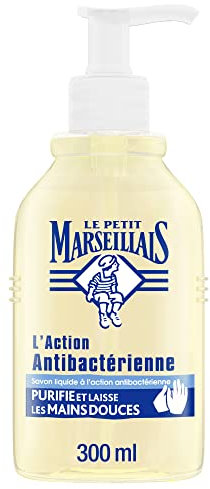 Le Petit Marseillais Savon Liquide Mains Action Antibactérienne, 300ml