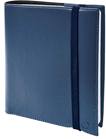 Quo Vadis - Kalender – Spiralbindung – 2025 – Time & Life Medium – Wochenkalender – Französisch – Blau – 13 Monate von Dezember bis Dezember – 16 x 16 cm – Papier Clairefontaine weiß – hergestellt in