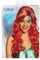 Boland 85051 - Perücke Sirena, lange Haare mit Seestern, Locken, Rot, Frisur, Nixe, Meerjungfrau, Accessoire, Kostüm, Karneval, Mottoparty