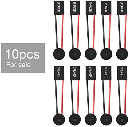 Zopsc 10pcs Computer Mainboard Speaker Parts Desktop PC Computer Mainboard Case Beep Buzzer Speaker Connector Plug