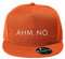 OwnDesigner Ähm nö Baseball Cap - Unisex Mütze, Cap für Herren und Damen, einfarbige Basecap, Snapback (Cap 464 Orange)