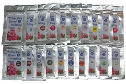 20 x 50g Simply Heaven Sugar Florist, Gum Paste Floral Flower Modelling, bulk, see listing for colours