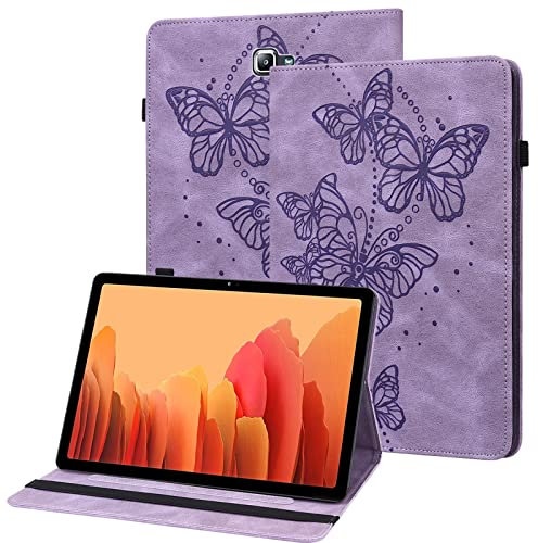 GLANDOTU Custodia per tablet Samsung Galaxy Tab A6 10.1 2016 SM-T580/T585, con supporto per penna, in pelle PU, per Samsung Tab A 10.1 2016, colore: lilla