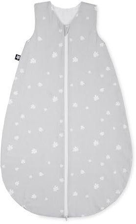 Julius Zöllner Schlafsack, warme Füllung 2,5 TOG, waschbar bei 60°C, Made in Germany, Oeko TEX Standard 100, Dschungelblätter, Gr. 80