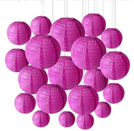 Hochzeitsdeko Laterne 12/30/Lot Chinesische/Japanische Runde Papierlaterne DIY Handwerk Lampion Weiß Hängende Laternenkugel Supplie Geschenk-Stil als Bilder, China