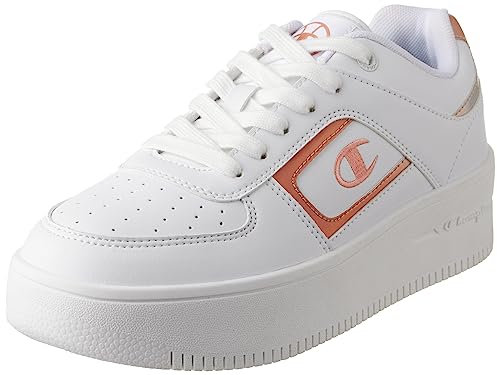 Champion Foul Play Plat Metal, Sneakers Donna, Bianco/Oro Rosa (WW001), 39 EU