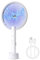 Flintronic Raqueta Matamoscas Eléctrica, USB Rechargeable Mata Mosquitos Electrico, Asesino de Mosquitos, Iluminación LED, Protección de Malla de 3 Capas, 2 Modos, para Interiores y al Aire Libre