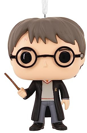 Hallmark Figura Coleccionable Funko Pop - Diseño de Harry Potter y Varita