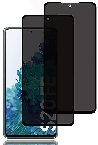 Protector Pantalla Privacidad para Samsung Galaxy S20 FE 4G/5G [2 Piezas] | Cristal Vidrio Templado Antiespia para Samsung Galaxy S20 FE 5G/4G, Dureza 9H, Sin Burbujas, Anti-Rasguños,Protector Pantalla