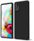 oakxco für Samsung Galaxy A71 4G Hülle Silikon Case mit Kameraschutz, Ultra Dünn Bunt Handyhülle Mädchen, Einfarbig Handy Hülle Slim Schutzhülle, Matt TPU Weich Gummi Glatt Silikonhülle, Schwarz