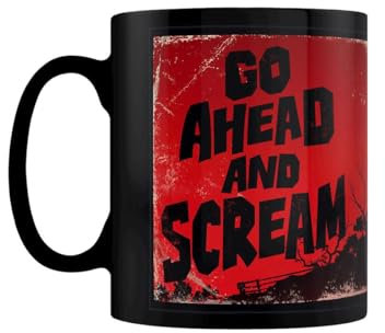 Grindstore Go Ahead and Scream Horror schwarze Tasse
