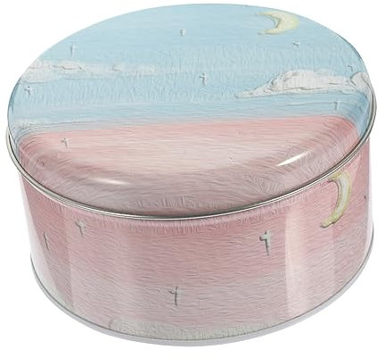 Zerodeko Kasten Keksdose Geschenkbox zum Geburtstag Weihnachtsplätzchendose Kekse Keks-Geschenkboxen kleine Dosen mit Deckel Lebensmittel Kuchen Sass Lagertank Blechdose