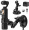 iEago RC Suction Cup Mount for DJI Osmo Pocket 3，Action Camera Car Windshield Window Vehicle Boat Camera Suction Cup Bracket Holder for Insta360 X4 X3 X2 ONE R RS GO 3/for GoPro Hero 12 11 10 9 8 7