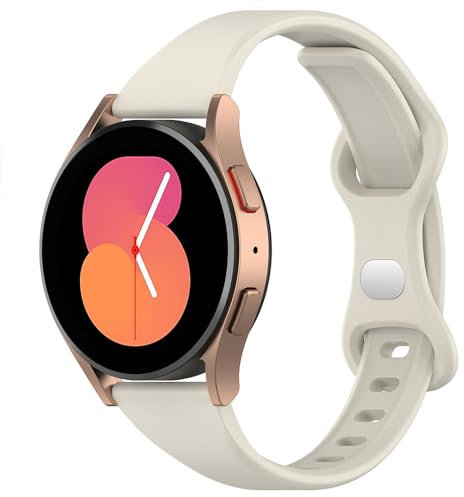 Ersatzarmband für Garmin Venu/Venu 2 Plus/Venu Sq/Vivoactive 5/Vivoactive 3, 20mm Sport Armband Uhrenarmband, Silikon Armbänder für Garmin Vivomove 3/Vivomove Sport/Style/Luxe/HR (Starlight)