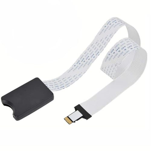 Rallonge de câble adaptateur de 25 cm Micro SD vers carte SD flexible pour écran SanDisk/Arduino/GPS/DVD/DVR/LED