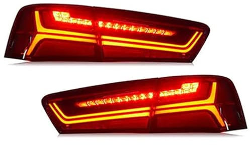 DYKGYLYS Auto Rückleuchten Set, für Audi A6 2012-2015 A6L C7 Heckleuchte Lampenfassung(Links und Rechts)