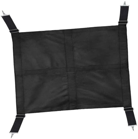 Milageto Horses Stall Guard Adjustable Straps Fence Horse Stall Gate Sturdy Heavy Duty
