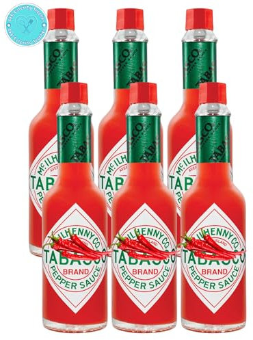Hot Sauce Bundle with Original Red Pepper Hot Sauce 57ml x6 by Tabasco