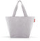 reisenthel shopper cord grey – Geräumige Shopping Bag und edle Handtasche in einem – Aus wasserabweisendem Material