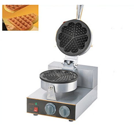Hanchen Instrument?? ?lectrique ordinateur Fy-2207b seule T?te en forme de c?ur gaufrier Muffins machine ? pain Baker - 220v