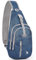 OiWAS Kleiner Sling Rucksack, leicht, ein Gurt, Tasche, Wandern, Crossbody, Brusttasche, Schultertasche, Tagesrucksack für Männer und Frauen, blau, 7.9 inch, Wandern