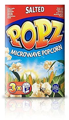 Popz Mantequilla de palomitas de maíz para microondas