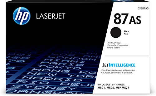 HP 87AS (CF287AS) Original Toner Schwarz (Kompatibel mit: HP LaserJet M506x, MFP M527f, MFP M527dn, MFP M527c, M506dn, M506x, MFP M527f, MFP M527dn, MFP M527c, M506dn, M501dn, M501n)