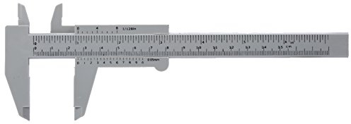 Messschieber-Tätowierungs-Augenbrauen-Machthaber, 2Pcs 150MM Plastik Augenbrauen-Tätowierungs-dauerhaftes bilden Mikrometer-messendes Messungs-Werkzeug