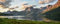 Hansepuzzle 74763 - Berge Panorama-Puzzle 2000 Teile | Natur Mit Hochwertiger Aufbewahrung: Kartonbox Und Wieder Verschließbarem Beutel | Maße: 116,6 x 46,7 cm