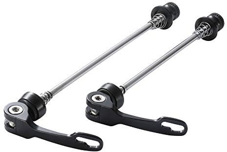 Neuocean 1 Pair MTB Quick Release Skewers, Bicycle Wheel Hub Front and Rear Clip Bolt For Road Mountain Bike