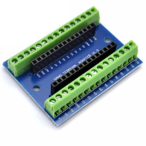 Tarjeta de expansión Nano Terminal Adapter I/O Shield, placa de expansión para Arduino Nano 3.0 Module, 1