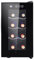 0℃ Outdoor Enfriador Cava de Vinos para 8 Botellas con Panel de Control Digital, Evita Vibraciones, Iluminación LED, 8-18℃ Nevera Vinos con Estantes Extraíbles, 23L, Vinotecas Pequeñas, Negro