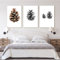 Sedomax Nordic Schwarz Weiß Poster und Drucke Natur Leinwand Malerei Wandkunst Tannenzapfen Bilder Wohnkultur 30 * 40 cm