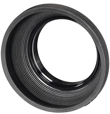 Hama Gegenlichtblende 77 mm (Gummi, faltbar, Universal Streulichtblende für Standard Objektive, mattierte Innenfläche, Filter Gewinde, Spiegelreflex, Systemkamera, Digitalkamera) schwarz