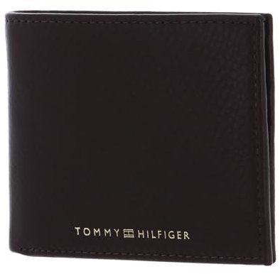 TOMMY HILFIGER TH Premium Leather Mini CC Wallet Cognac