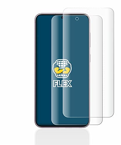 BROTECT 2 Stück Full-Cover Schutzfolie für Samsung Galaxy S23 Full-Screen Displayschutz-Folie [3D Curved, Anti-Fingerprint, Kristall-Klar]