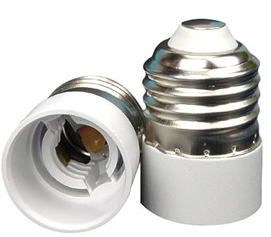 E27 auf E14 Lampensockel Adapter LED Lampen Fassung Sockel Adapter E27-E14 for LED CFL Lamps (2)