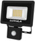 LUXULA LED Außenstrahler Fluter mit Bewegungsmelder, 30 W, 3000 lm, 3000 K (warmweiß), IP65