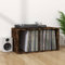 prissent Contenitore per Vinili Rovere Fumo 71x34x36cm Legno Multistrato Mobile Porta CD Scaffale Porta CD Mobili Soggiorno Armadietto Salvaspazio Porta Dischi Vinile Porta CD da Tavolo Mobile Basso