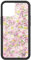 Wildflower Daisy Lynn Floral Hülle, kompatibel mit Apple iPhone 13 Mini, trendy, rosa, gelb, weiß, floral, schützender schwarzer Stoßfänger, 1,2 m Falltest-zertifiziert, kleines Unternehmen im Besitz