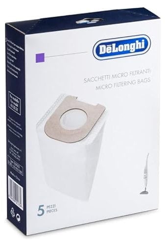 FIGEVIDA DLSF003 5 sacchi microfibra scopa Colombina adatto a DELONGHI DELONGHI XL130.20 XL130.20 EX:1 XL130.21 XLD13 XLF1200 XLF1300E 5519211361