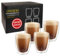 Creano Premium Double-Walled Drinking Glasses 400 ml - Set of 4 - Professional Quality - 100% Dishwasher Safe