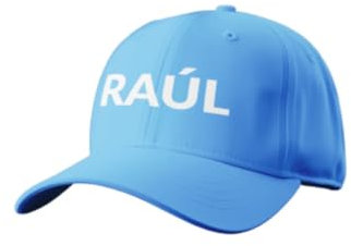 ZPUBLI+ Gorra de béisbol Personalizada con Nombre Bordado. Bordado Colores y Opciones de personalización. Gorras para niños y Adultos. (FR/ES, Letras, S, Bebé, Celeste)