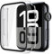 Recata 2 Pièces Rigide PC Protection Ecran en Verre Trempé pour Apple Watch Series 10 (2024) 46mm, Coque Ultra-Fine Anti-Chute Résistante aux Rayures pour iWatch, Transparent Mat