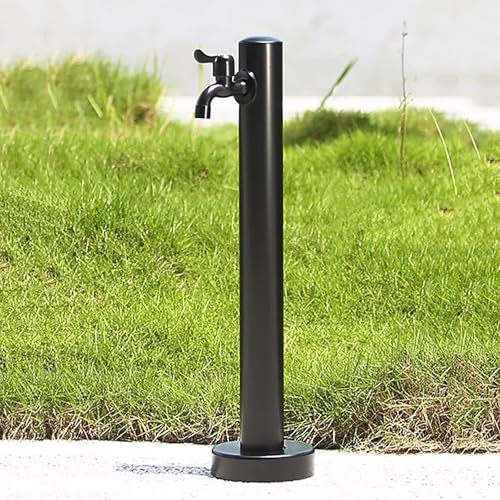 Fontaine Exterieure de Jardin, Fontaines Extérieures,Fontaine de Jardin, Robinet Extérieur, Robinet à Sortie Unique sans Serrure, Base Solide, Convient pour Jardin, Cour, Lave-Auto(Small)